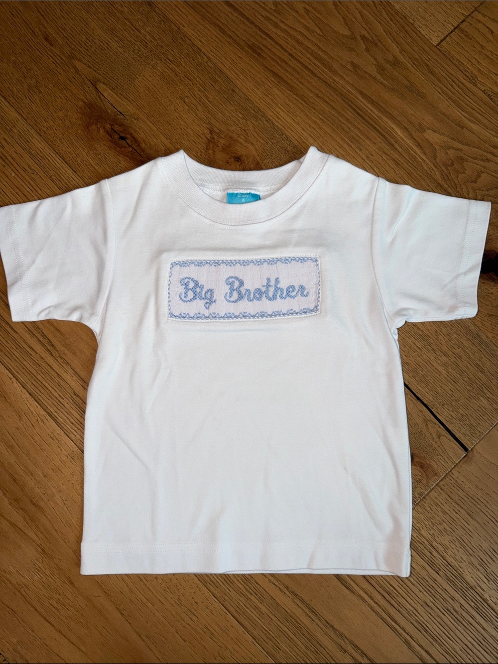 Big Brother White Tee for Kids - Classic Short Sleeve